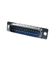 DB-25M, вилка D-SUB 25 pin пайка на кабель  (100-25PCBNS)