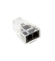 XY608-2P, электромонтажная клемма 2 контакта 400В/24А 22-14AWG (аналог для WAGO 773-322)