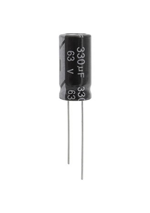 330 UF 63V 105*C 10*20 (JWCO), KM331M1JBKJ1020VBK JWCO Конденсатор электролитический радиальный, 330