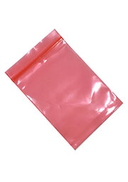 ASPZ ESD  80х130мм, антистатический пакет розовый, ZIP LOCK