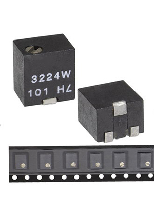 3224W-1-101, Подстроечный резистор RUICHI 3224W 100R