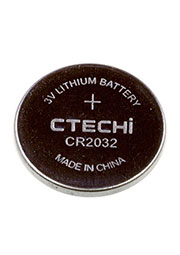 CR2032 (3V), элемент питания дисковый 220мАч 3В, батарейка