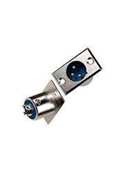 1-530 (XLR-MC- 402), разъем XLR 3 контакта штекер металл на корпус