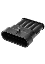 115000510174, SUPERSEAL1.5 корпус вилки 5 контактов (282107-1)