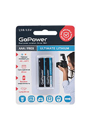Батарейка FR03 AAA BL2 Lithium 1.5В