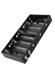 BH381 AA 8x1, Батарейный отсек RUICHI BH381 AA 8x1, открытый