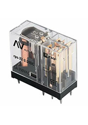 rps-22-2-24DC, Реле промежуточное РП slim 22/2 5А 24В DC AVERES EKF rps-22-2-24DC