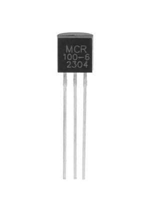 MCR100-6G, MCR100-6G Weida тиристор, 600 В, 0.8 А, TO-92