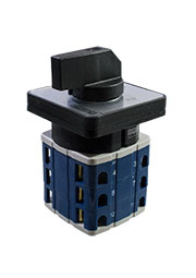 PSA040KD334(S), Переключатель кулачковый на панель трехполюсный 40А 400VAC тип 1-0-2