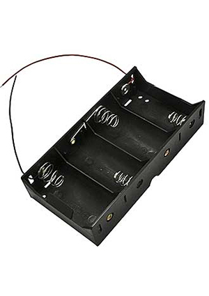 BH143 D 4x1, Батарейный отсек RUICHI BH143 D 4x1, открытый