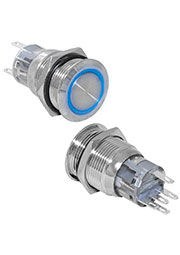 LAS2-AGQ-11E/B/N on-(on), Кнопка антивандальная RUICHI LAS2-AGQ-11E/B/N, ON-(ON), рабочая температур