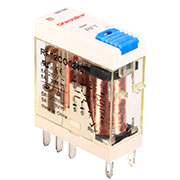 RFT2CO524LT, реле 2 Form C  24В АС 8 контактов, LED и тестовая кнопка