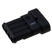 115000410172, Корпус разъема без контактов, Socket (female), черный, полиамид, аналог 282106-1, SUPE
