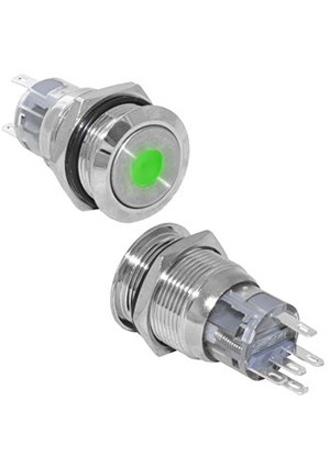 LAS1-AGQ-11D/G/N on-(on), Кнопка антивандальная RUICHI LAS1-AGQ-11D/G/N, ON-(ON), рабочая температур