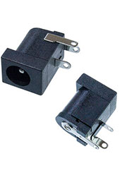 DC-005, гнездо на плату 5.5 x 2.1 мм, штырь 2мм (TC-005)