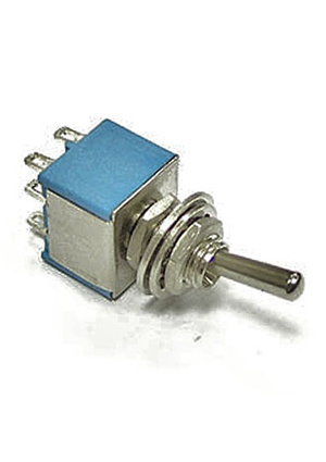STM-202 on-on (PST-22A), Микротумблер RUICHI STM-202 ON-ON SPDT 6 А 250 В 20 мОм установочное отверс
