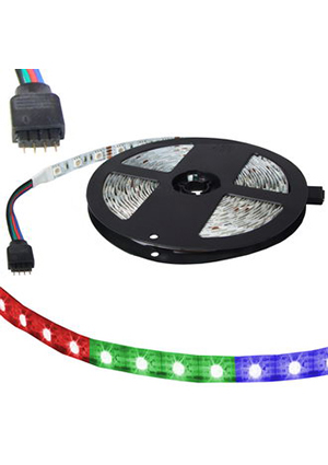 5050 300LED IP33 12V RGB, Светодиодная лента RUICHI, 5050, 300 LED, IP33, 12 В, RGB, катушка 5 м (це