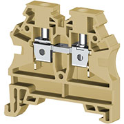 AVK4 (бежевый), 304139RP Клеммник на DIN-рейку 4мм.кв.