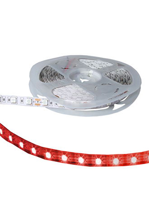 5050 300LED IP33 12V RED, Светодиодная лента RUICHI, 5050, 300 LED, IP33, 12 В, цвет красный, катушк
