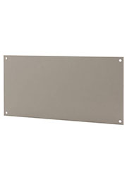 20404200, BCD FPK 400 BK Передние платы для корпуса с 2 клеммными отсеками, АБС, 2 mm, светло-серые