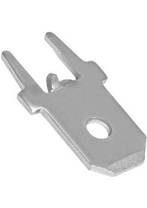 DJ621-6.3, Клемма ножевая на плату RUICHI DJ621-6.3, 6.3 мм