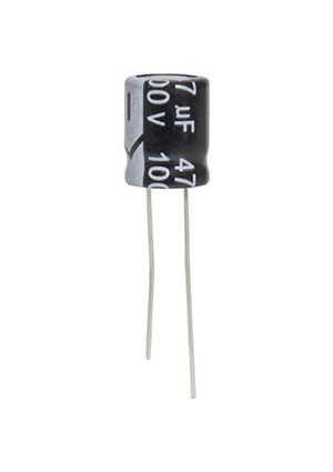 47 UF 100V 105*C 10*13 (JWCO), KM470M2ABKJ1013VBK, конденсатор электролитический выводной радиальный