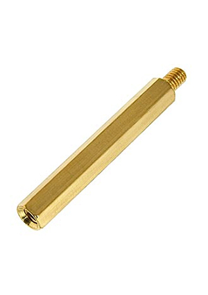 PCHSN-40 M4, Стойка монтажная для печатной платы RUICHI PCHSN-40, M4, шестигранная, латунная
