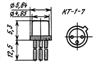 КТ501А, транзистор, никель