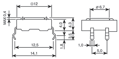 4N35, оптопара PDIP6 LiteOn