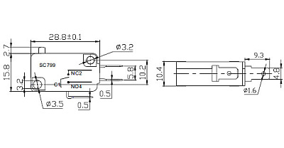 4N35, оптопара PDIP6 LiteOn