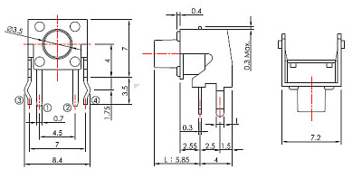 4N35, оптопара PDIP6 LiteOn